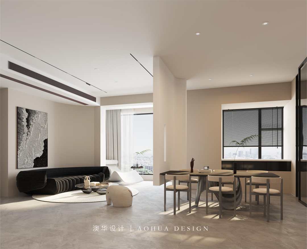 頂琇國際城·星耀,奶油極簡風