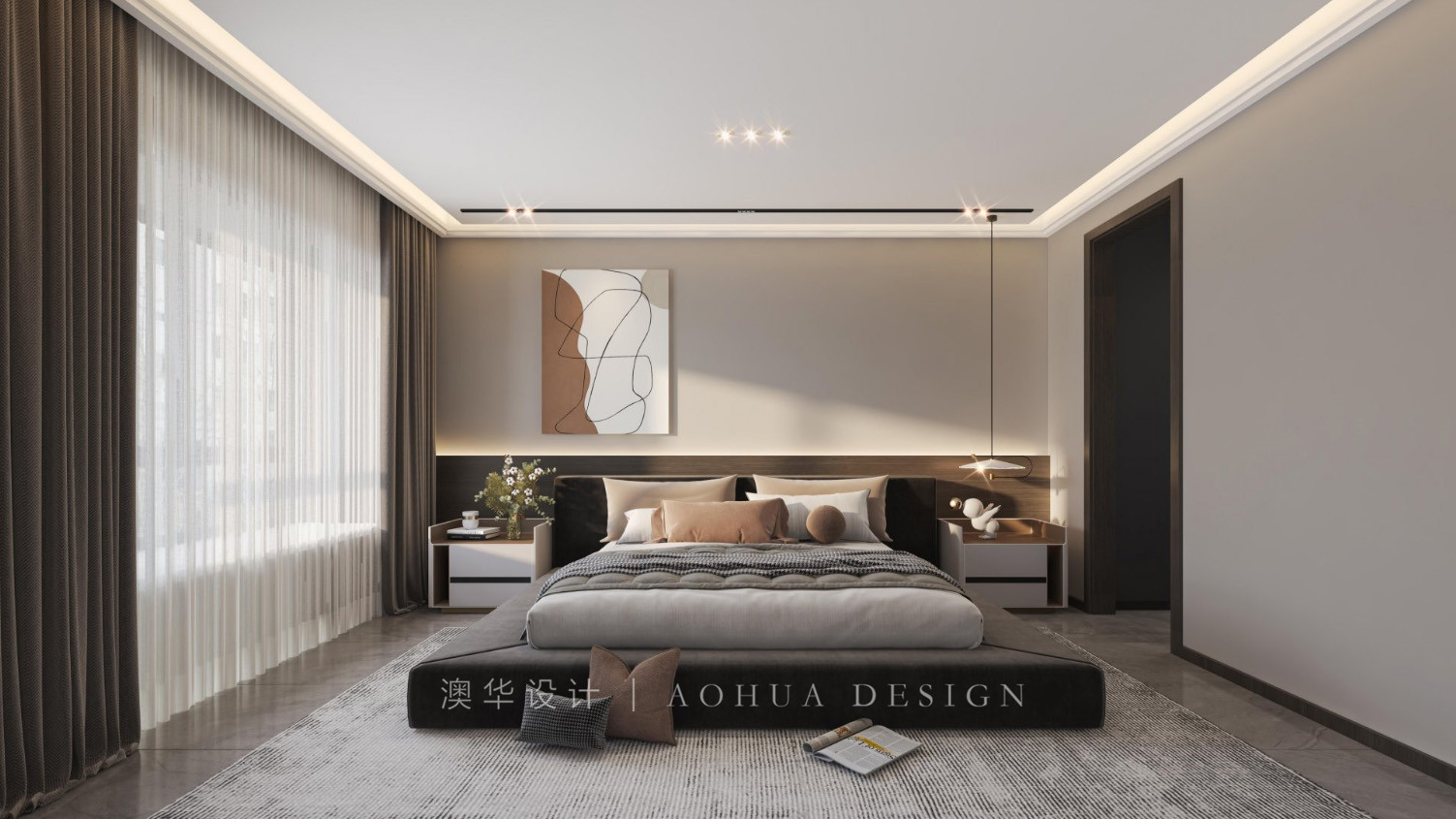 碧桂園晴川府,現代輕奢,碧桂園晴川府128㎡,碧桂園晴川府128平米,武漢裝修