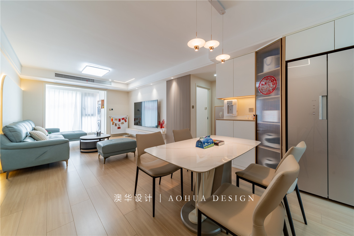 中建星光城128㎡,中建星光城,現代奶油