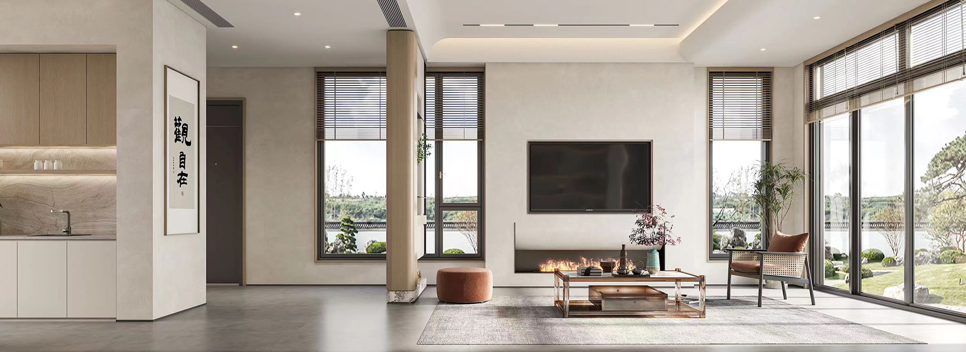 碧桂園天璽灣300㎡新東方風格