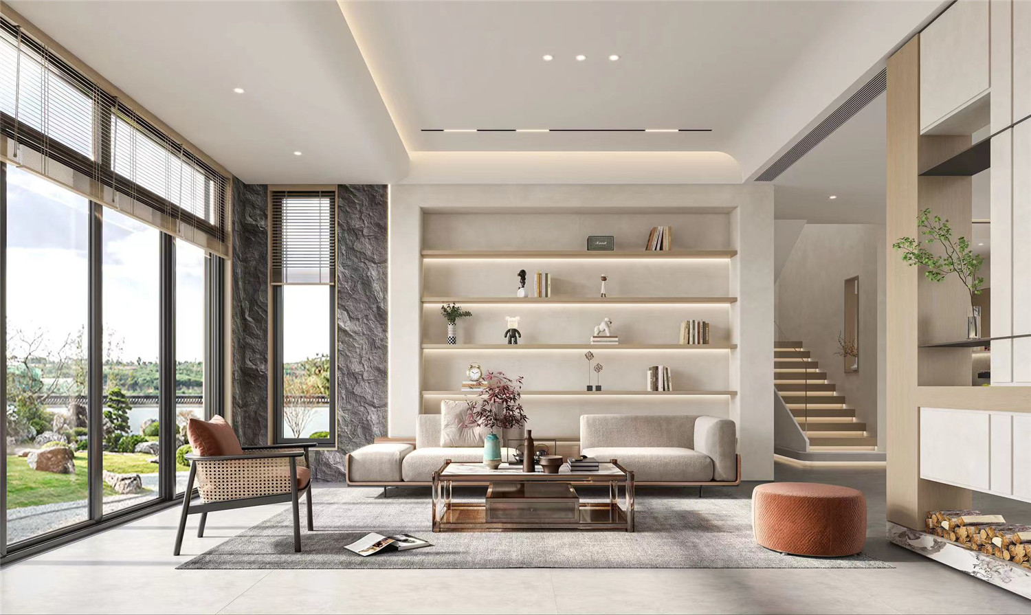 碧桂園天璽灣300㎡新東方風格