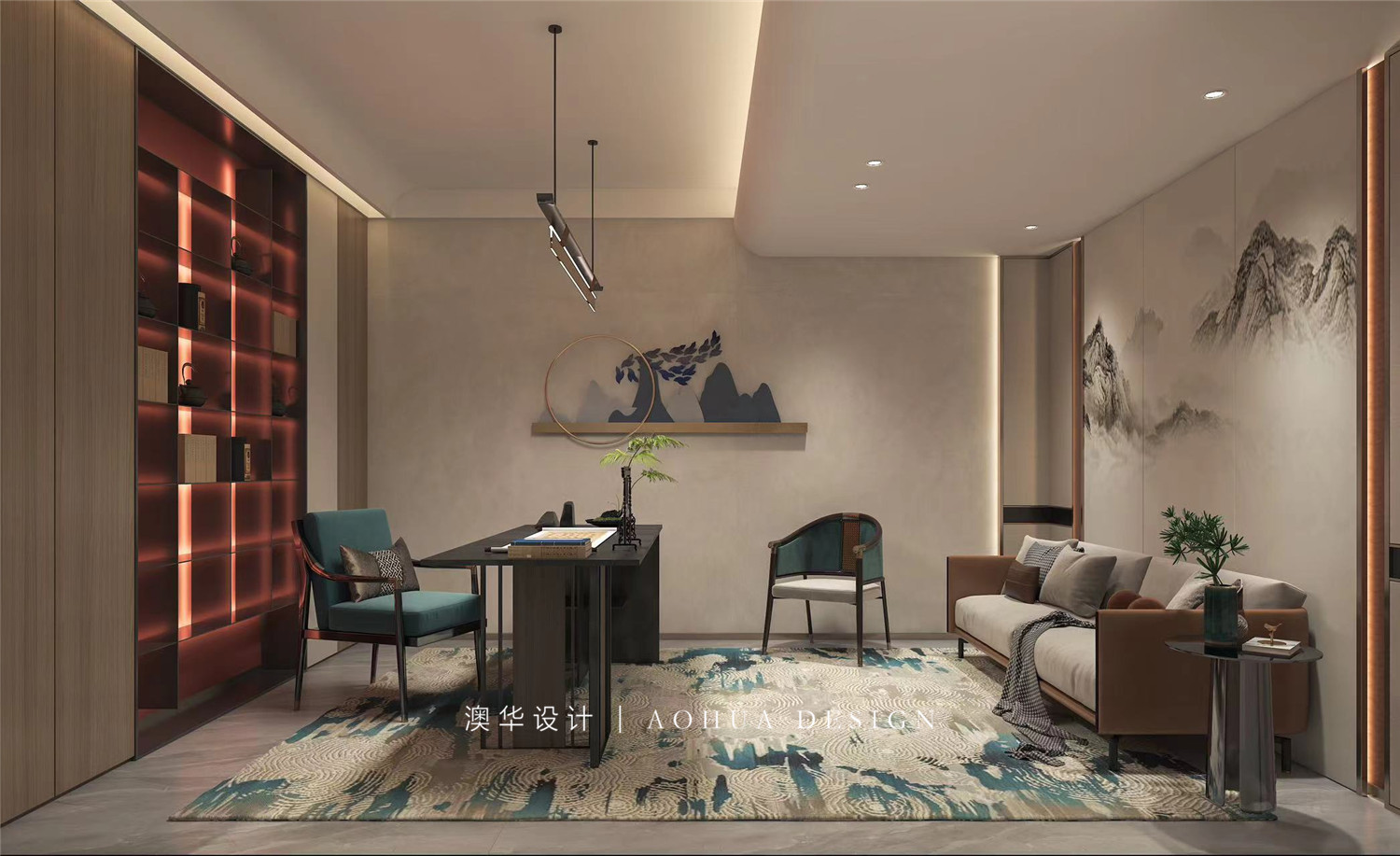 中糧光谷祥云400㎡現代中式