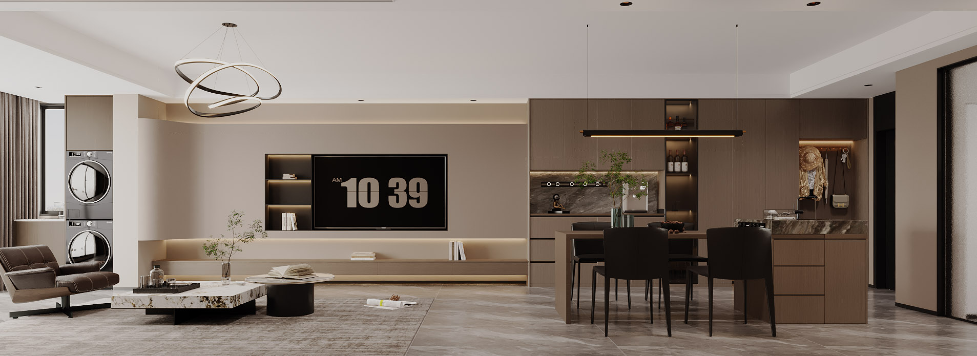 城投聯投譽江南140㎡現代港式