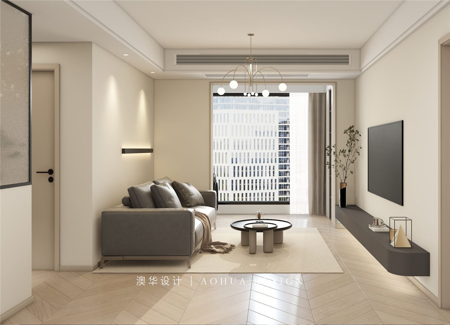 芳草雅境118㎡現(xiàn)代極簡(jiǎn)