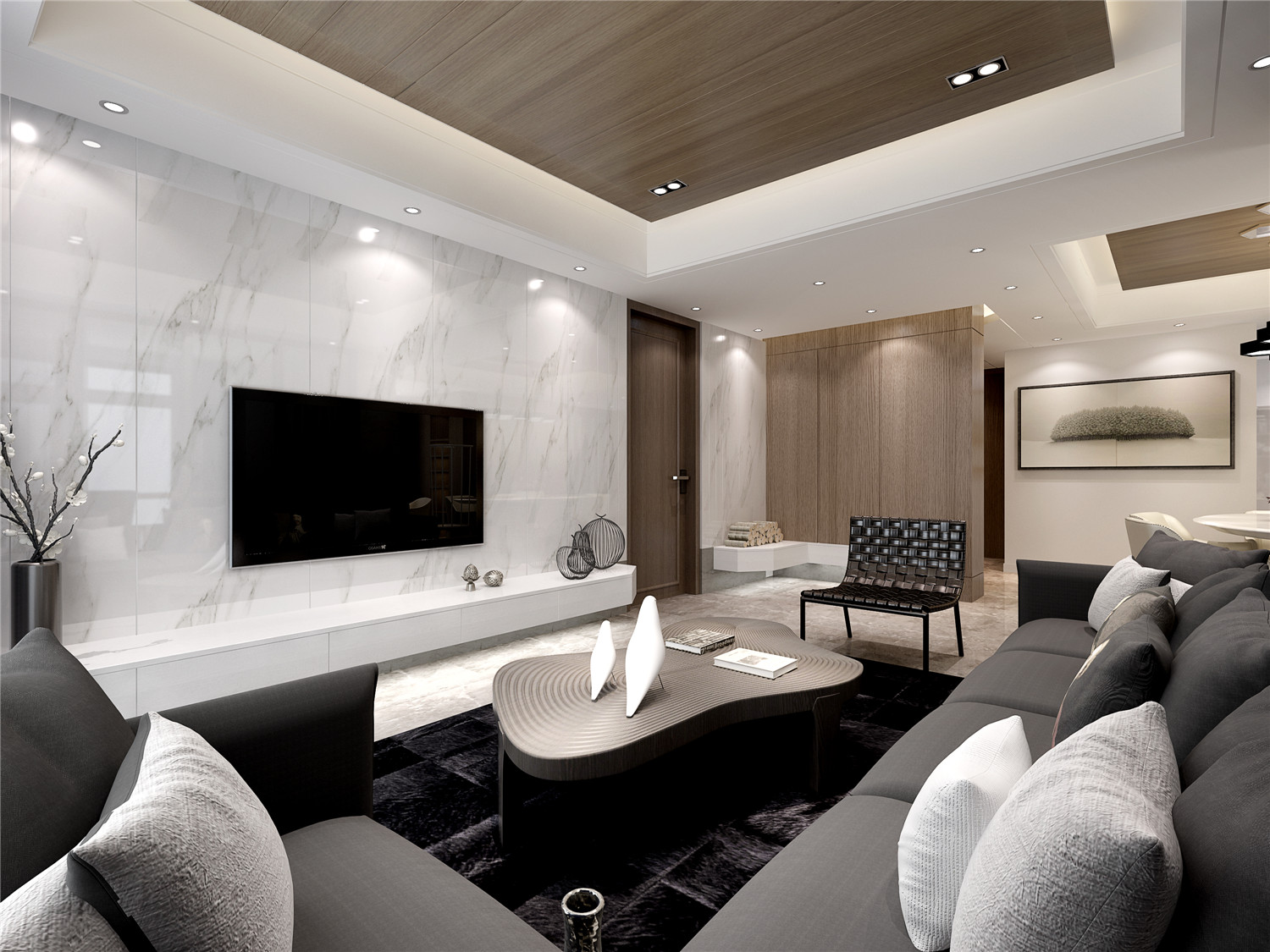 菱角湖壹號220㎡現(xiàn)代風