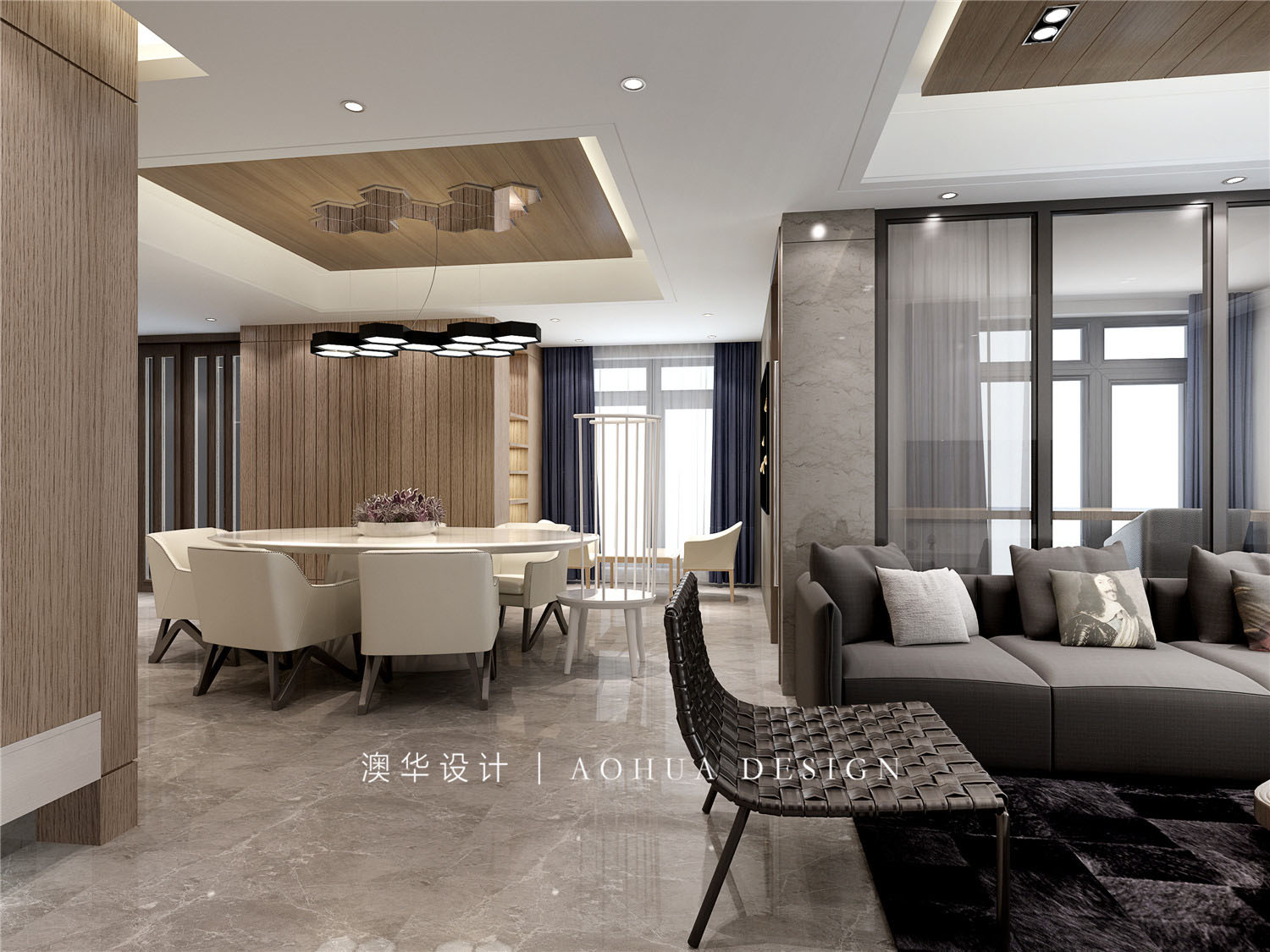 菱角湖壹號220㎡現(xiàn)代風