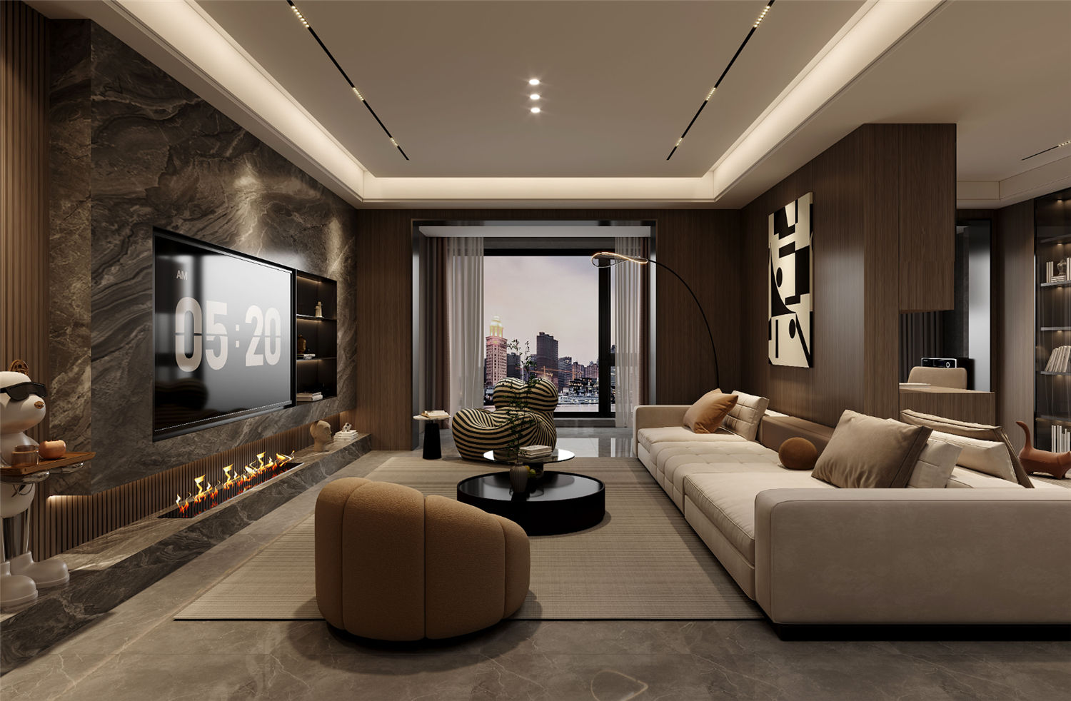 融創玖璽臺177㎡意式輕奢