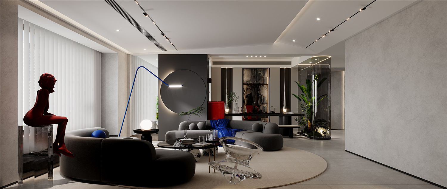 廣電蘭亭瓏府260㎡暗黑后現代