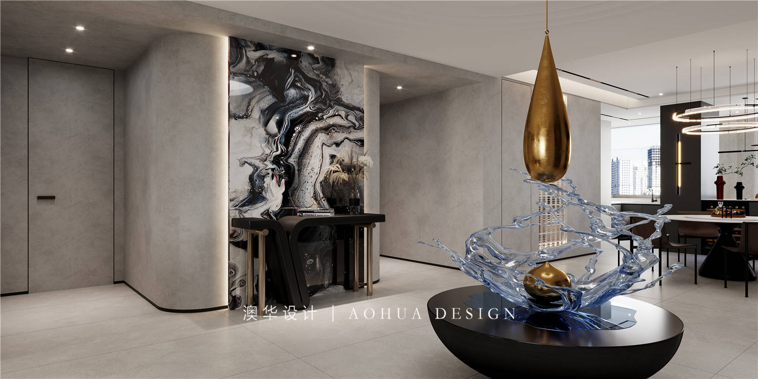 廣電蘭亭瓏府260㎡暗黑后現代