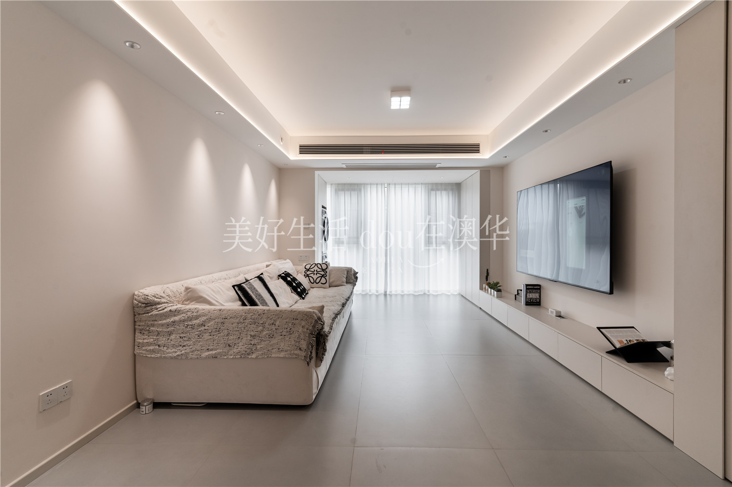 大洲星城138㎡極簡(jiǎn)風(fēng),武漢家裝