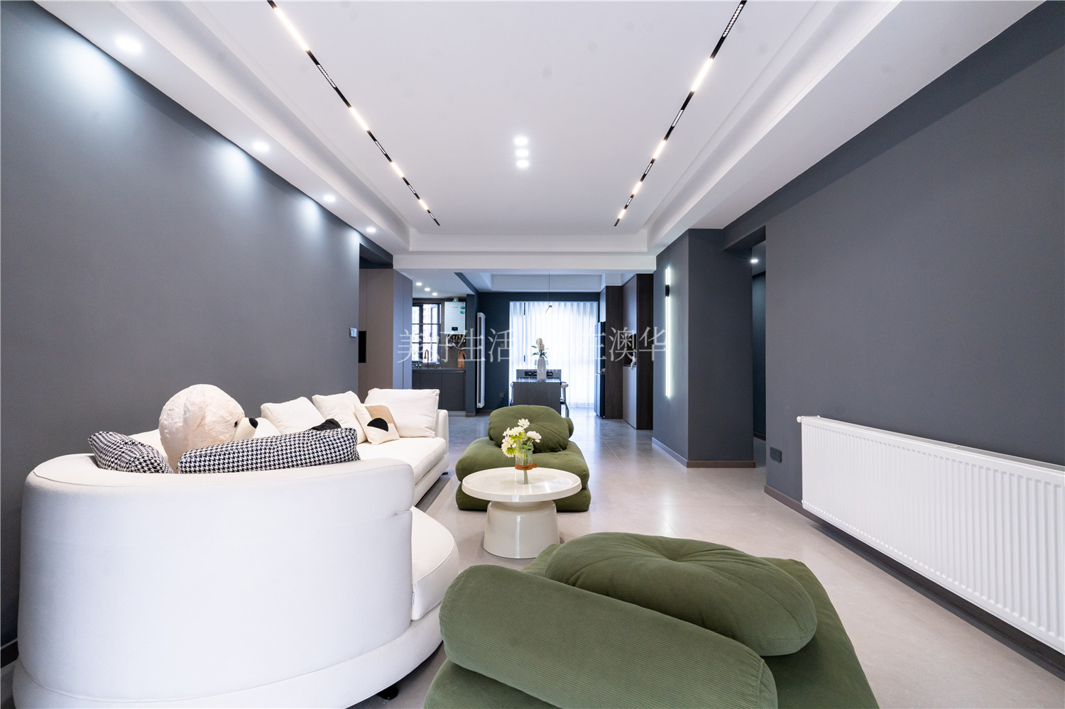 牧嶺易城158㎡現代風,武漢裝修設計