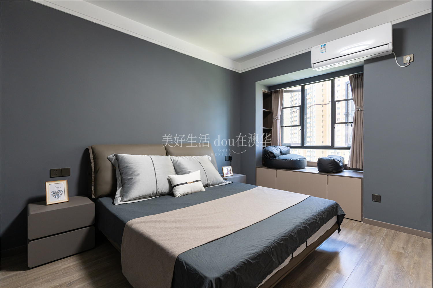 牧嶺易城158㎡現代風,武漢裝修設計