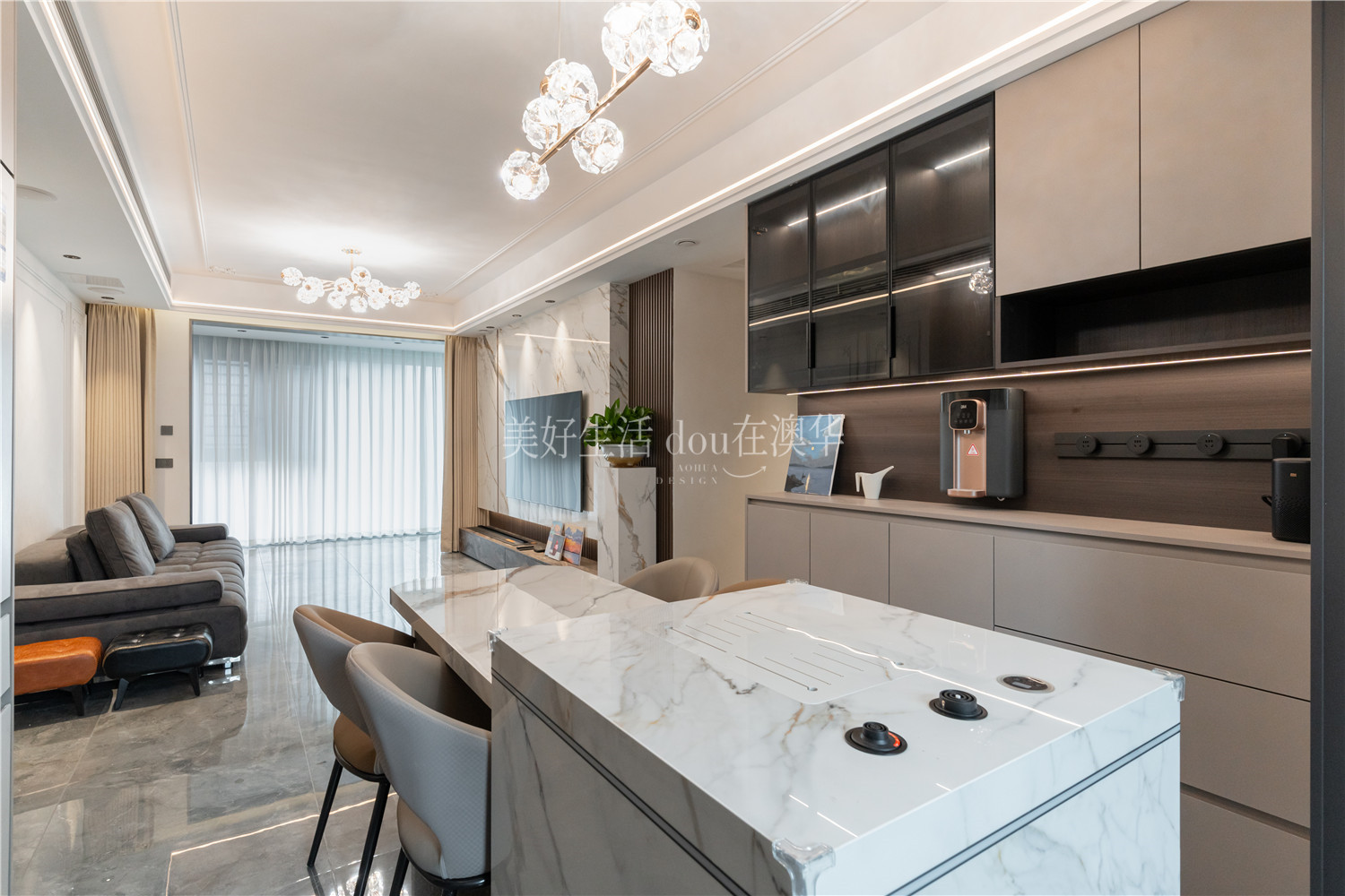 融創玖璽臺132㎡,武漢裝修設計