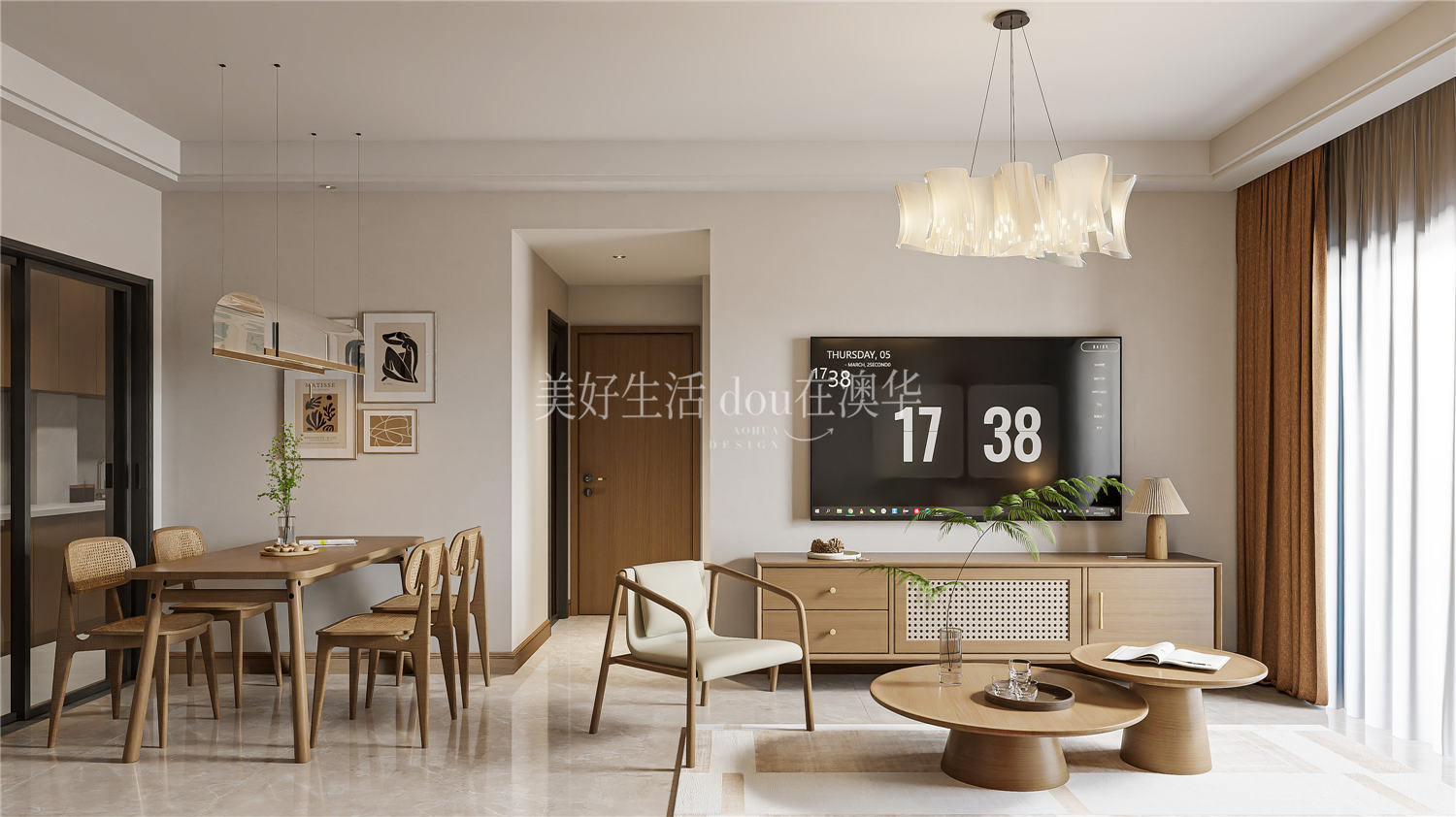 華僑城紅坊99㎡,武漢室內(nèi)裝修,武漢裝修設(shè)計