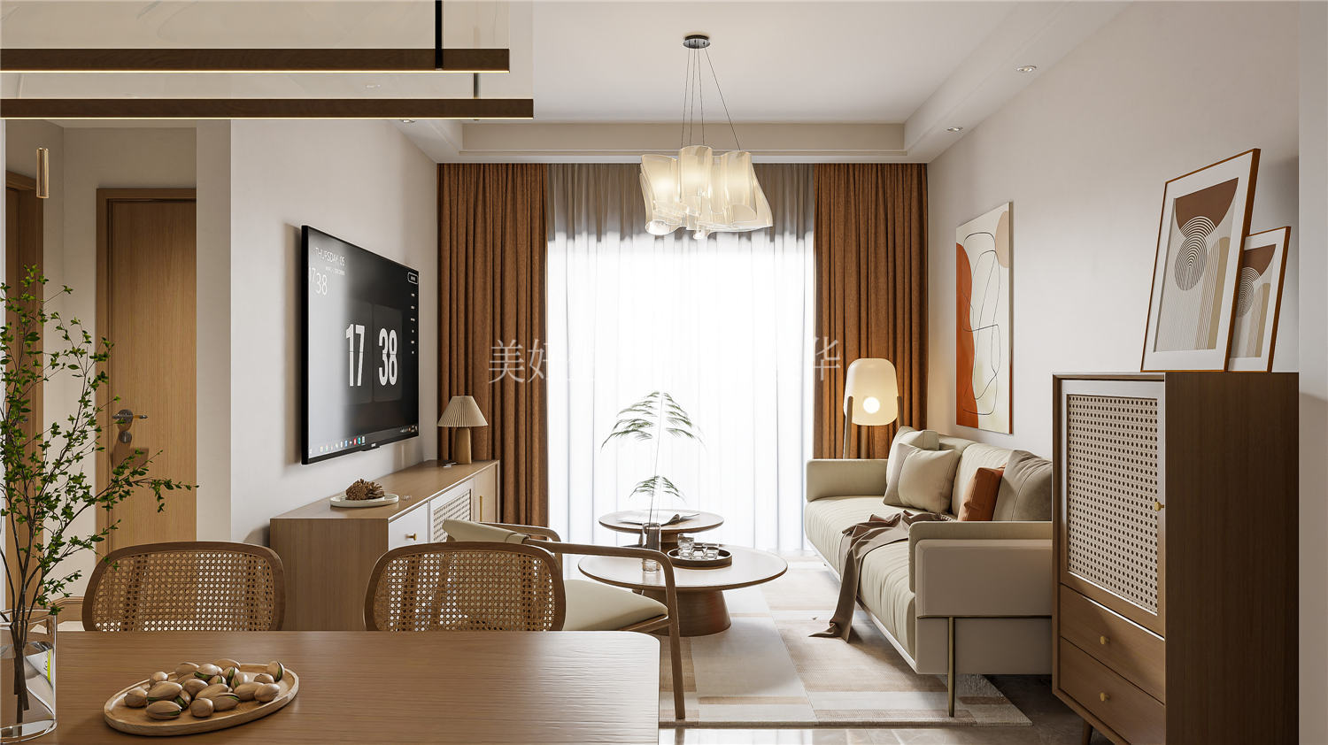 華僑城紅坊99㎡,武漢室內(nèi)裝修,武漢裝修設(shè)計