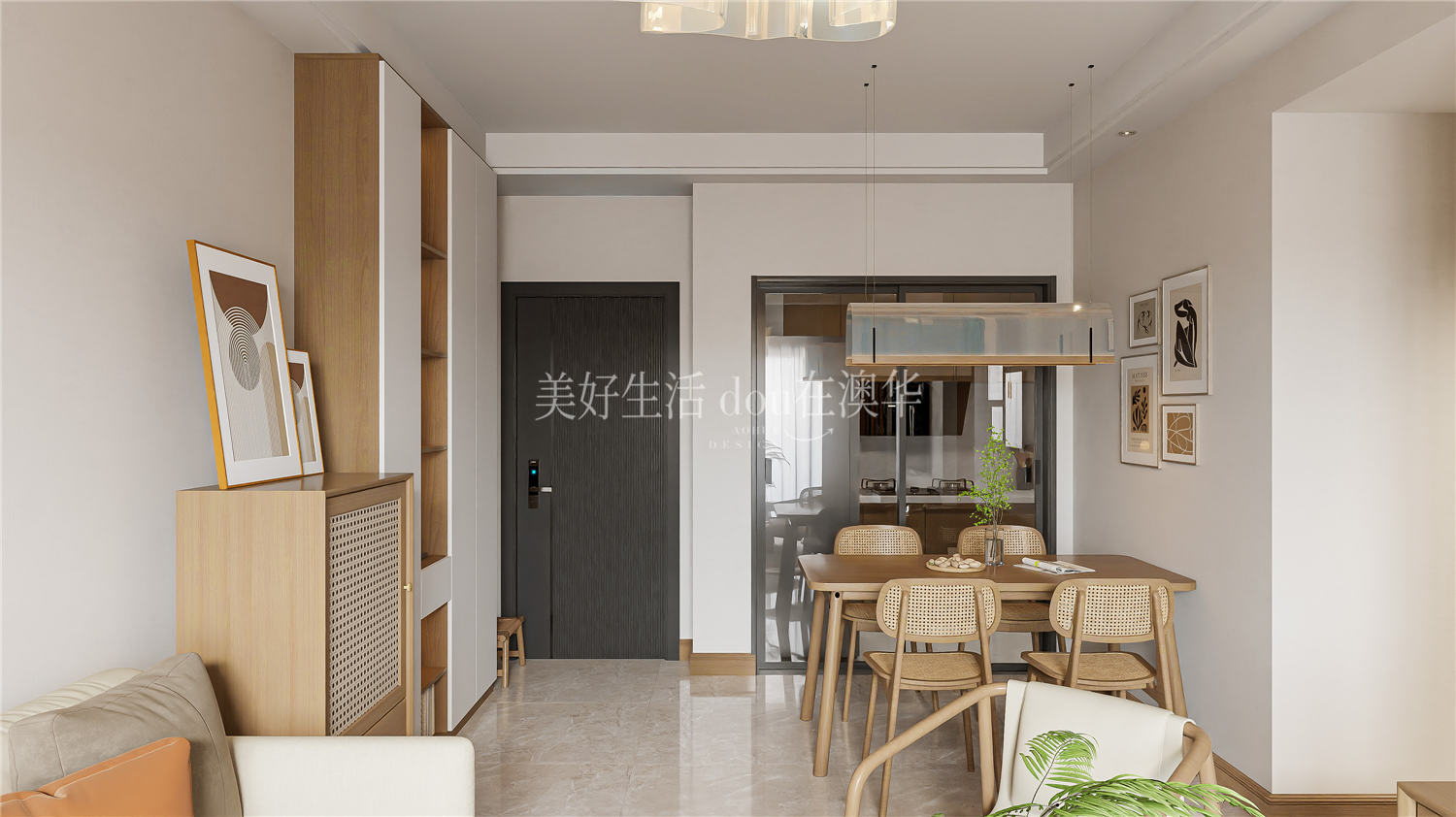 華僑城紅坊99㎡,武漢室內(nèi)裝修,武漢裝修設(shè)計