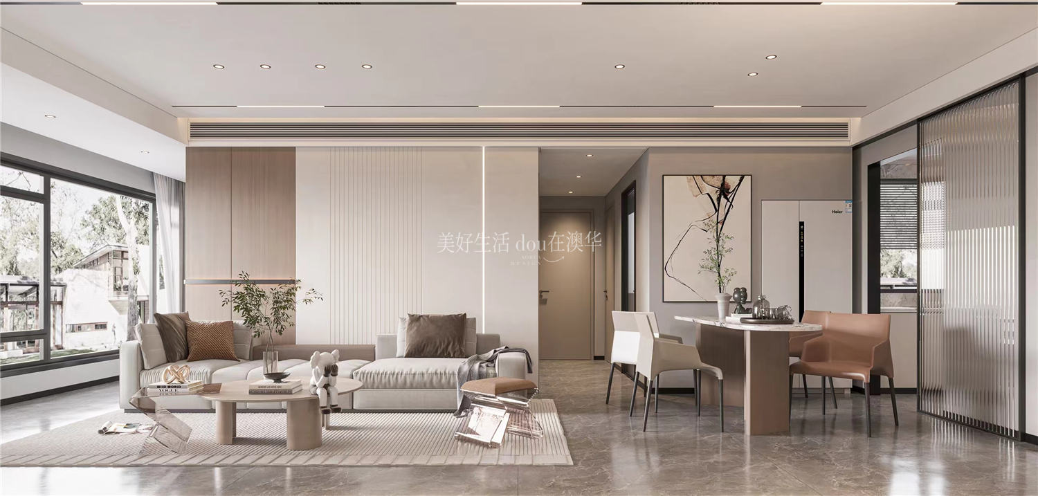 月亮灣130㎡,月亮灣裝修效果圖,武漢裝修設計