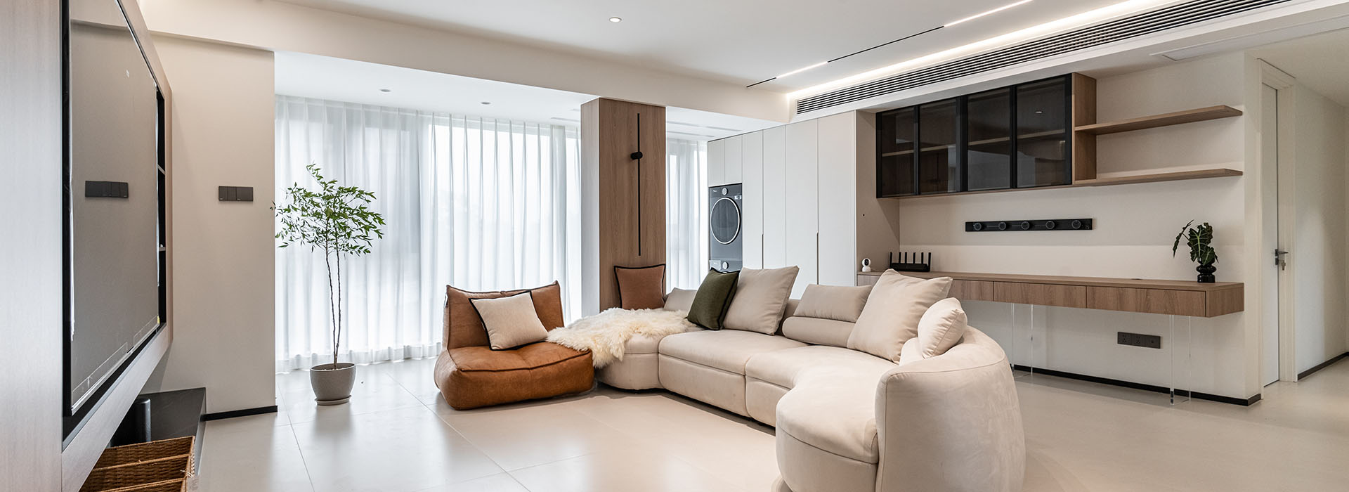 中交越秀知園裝修,意式極簡,武漢裝修設計