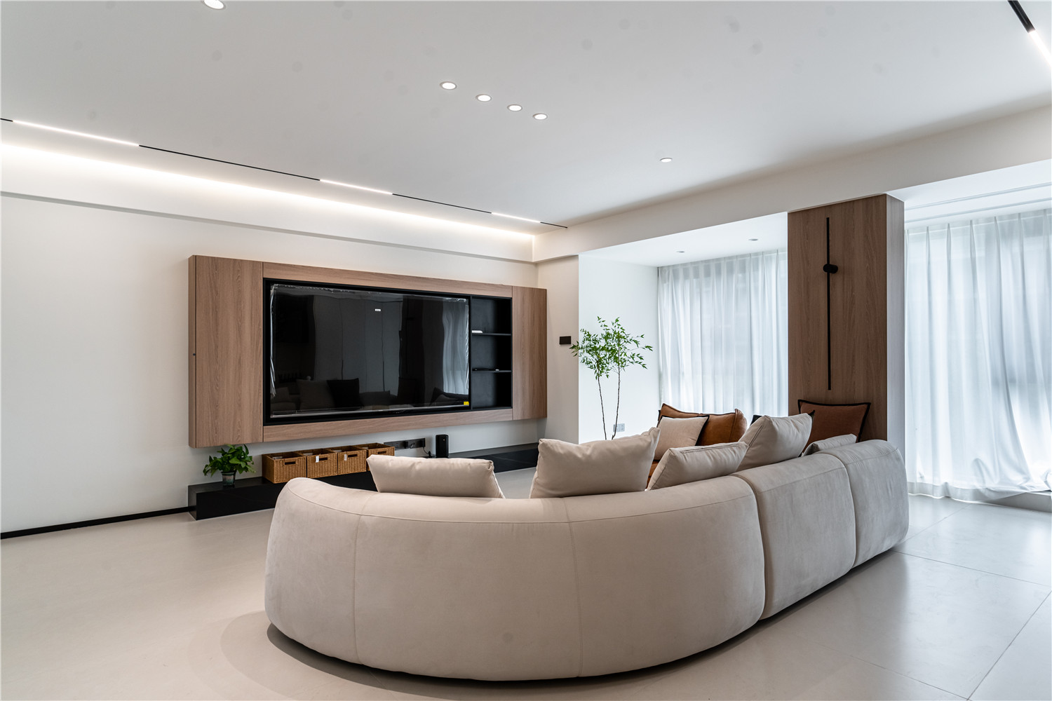 中交越秀知園裝修,意式極簡,武漢裝修設計