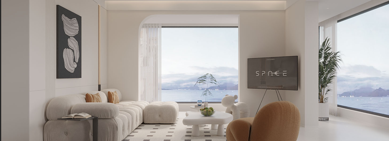 城投聯投譽江南裝修效果圖,現代極簡,武漢裝修設計