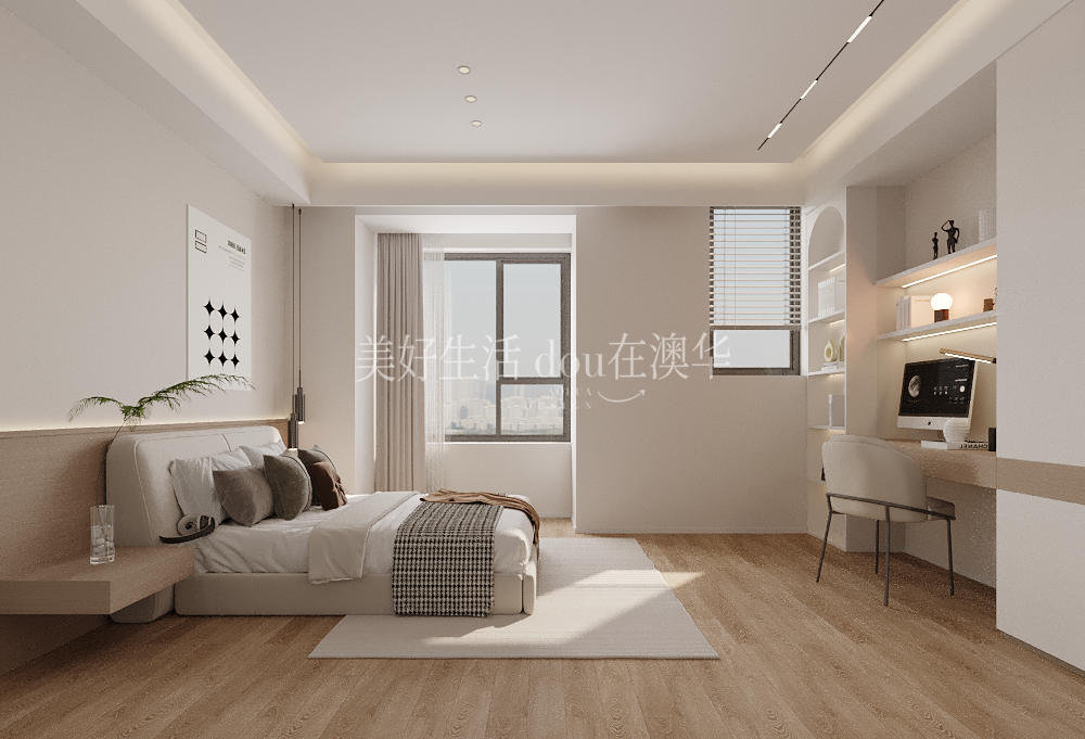 城投聯投譽江南裝修效果圖,現代極簡,武漢裝修設計