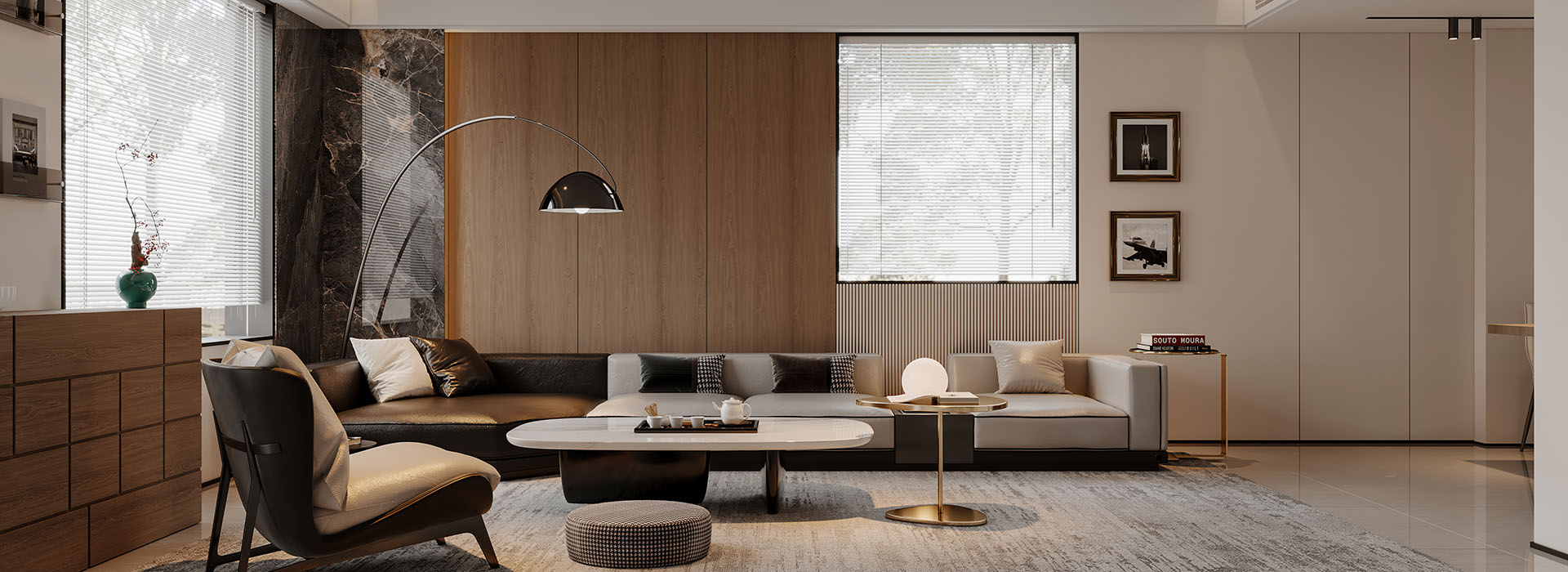 華僑城歡樂天際裝修效果圖,意式極簡,武漢室內(nèi)設(shè)計