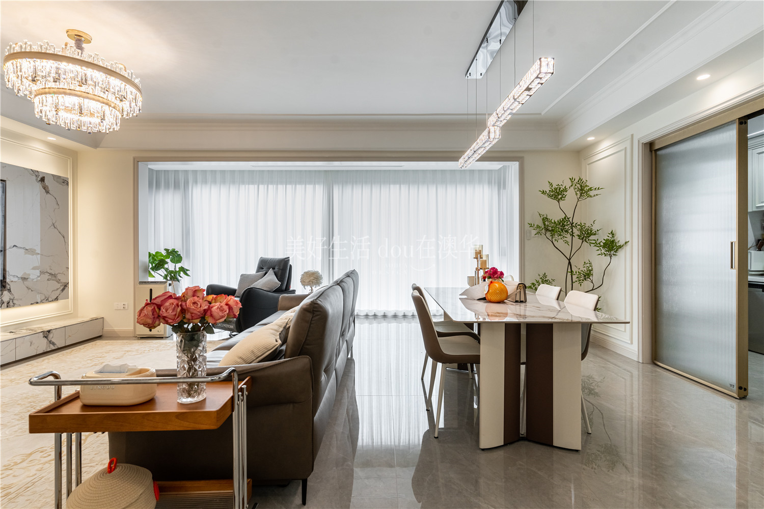 城投聯投譽江南裝修,法式輕奢,武漢裝修設計