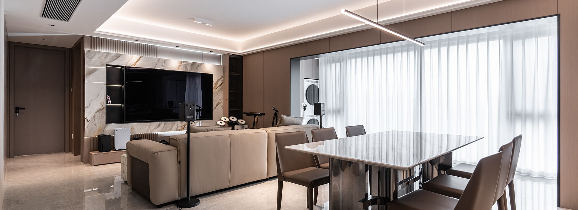 航空路壹號,現代輕奢,武漢裝修,武漢全包裝修