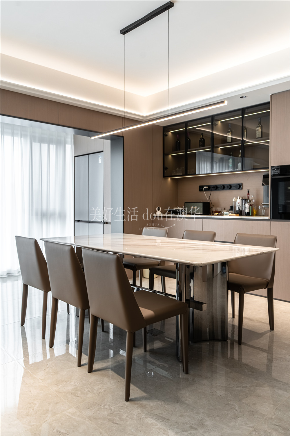 航空路壹號,現代輕奢,武漢裝修,武漢全包裝修