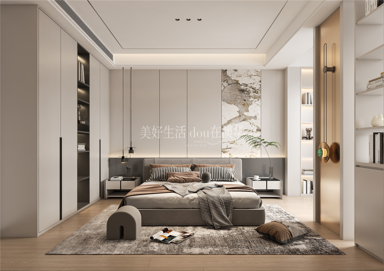 天祥尚府裝修,輕奢風裝修