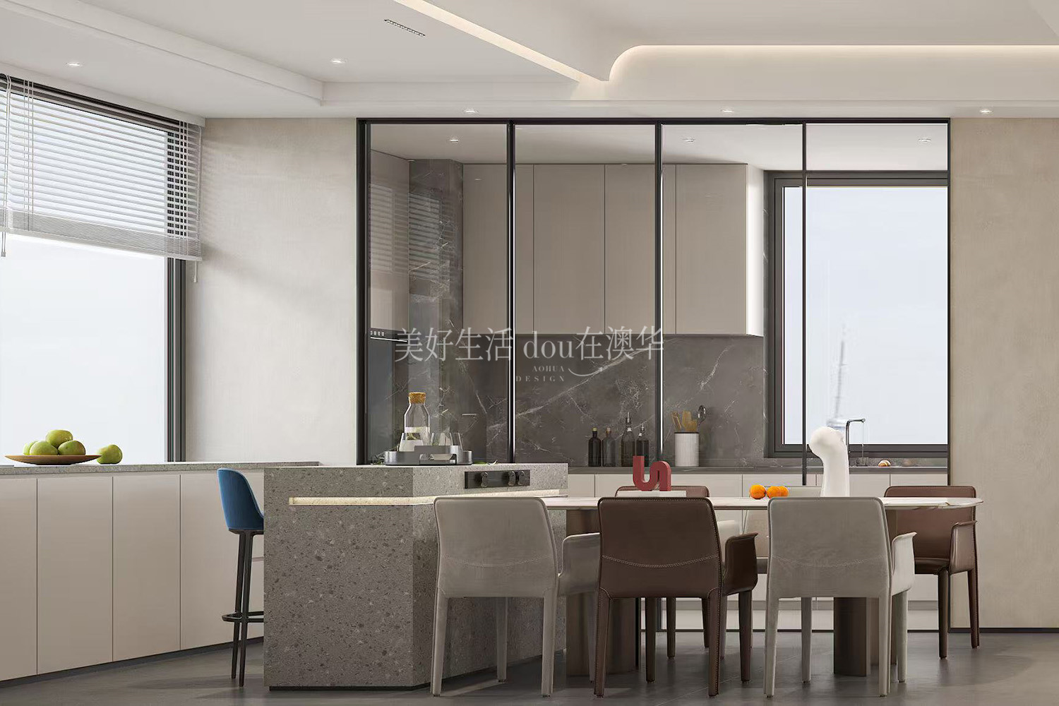 中城光谷龍山湖裝修效果圖,武漢裝修設計