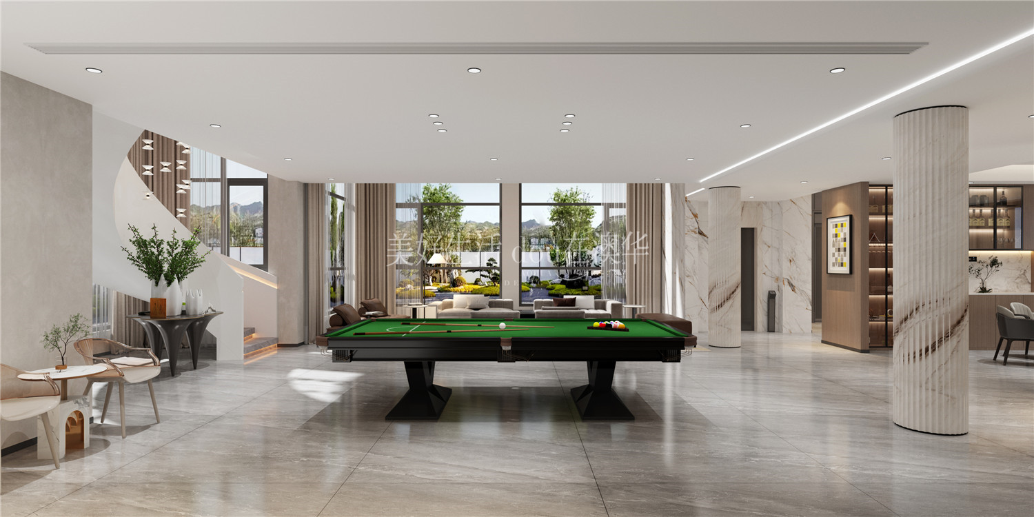 水藍郡別墅,武漢裝修設計