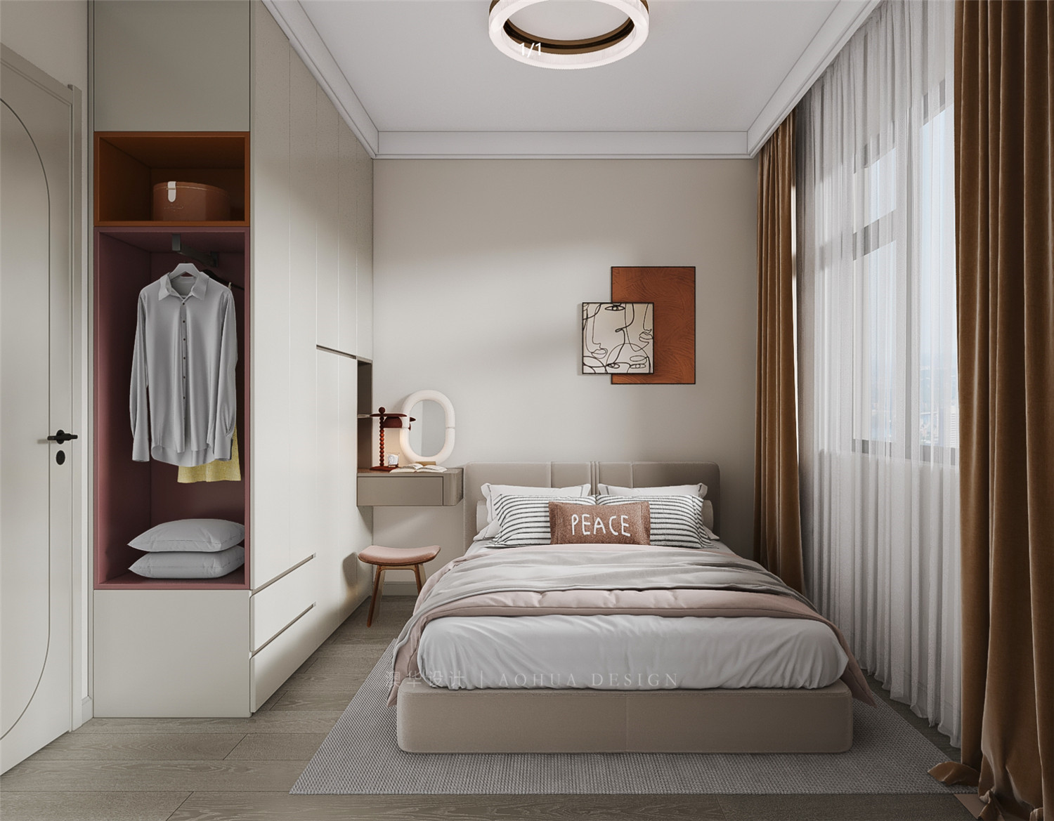 江悅蘭園裝修,現代輕奢