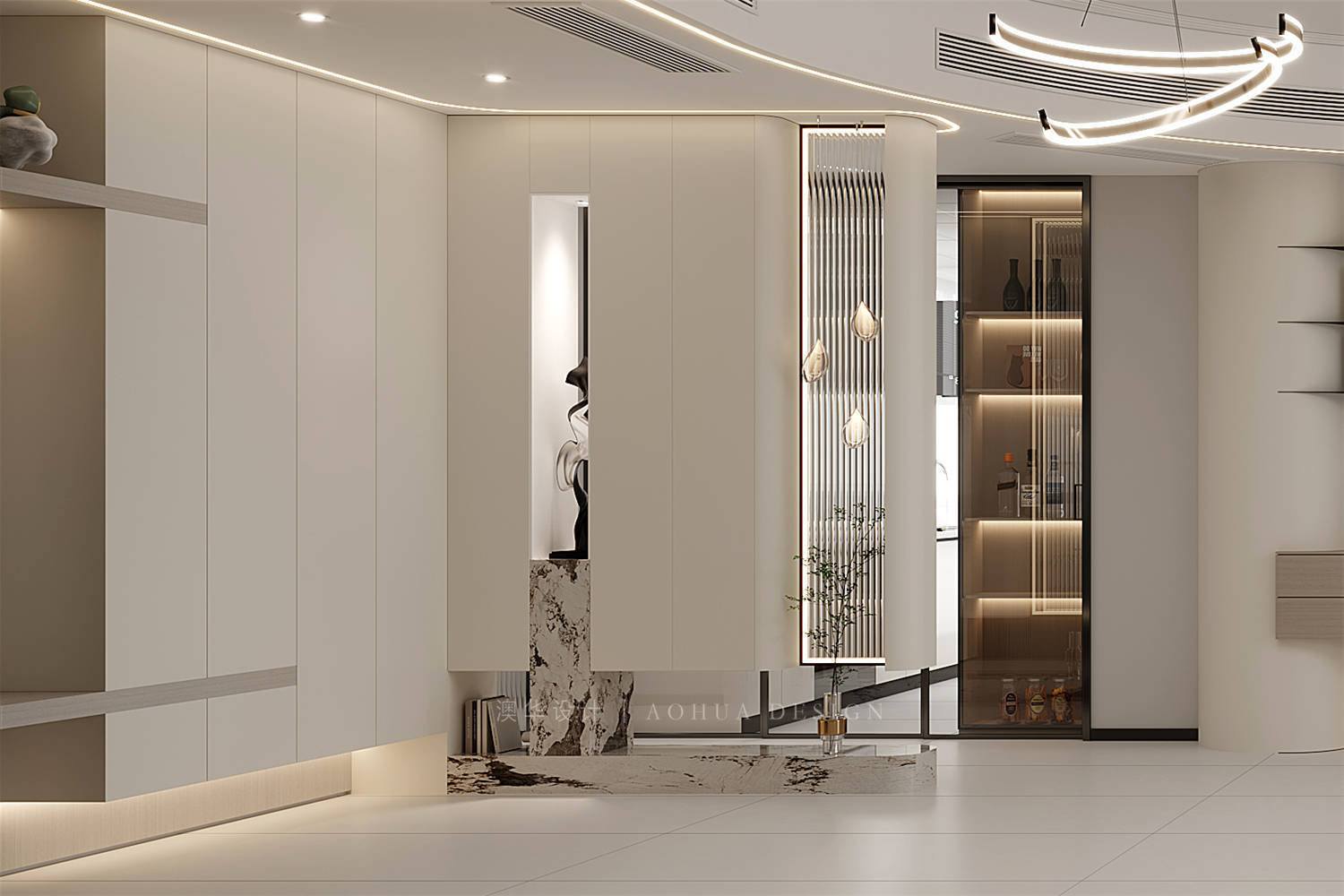 世紀(jì)江尚裝修,新中式