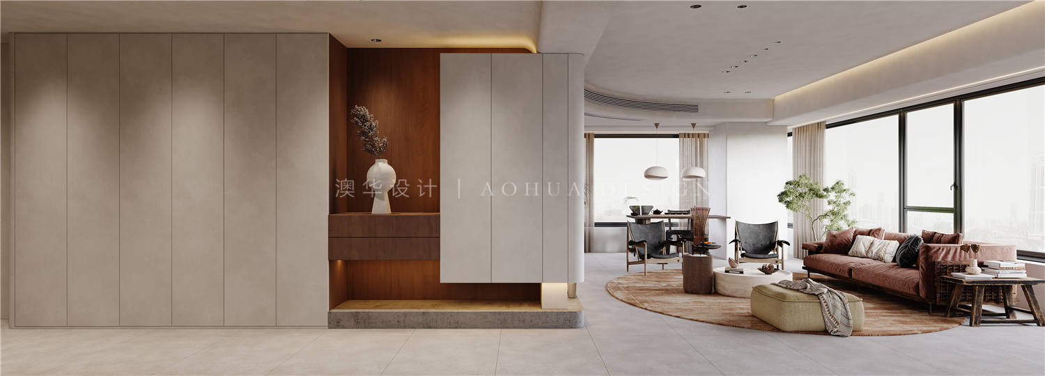 侘寂風,大平層裝修