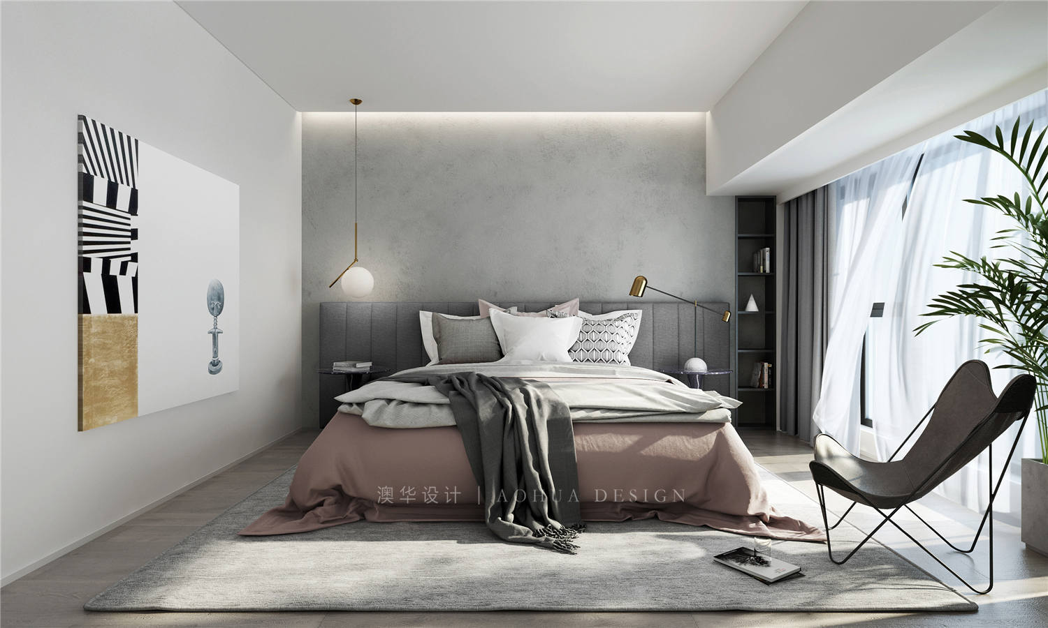 大華公園世家裝修,現代簡約