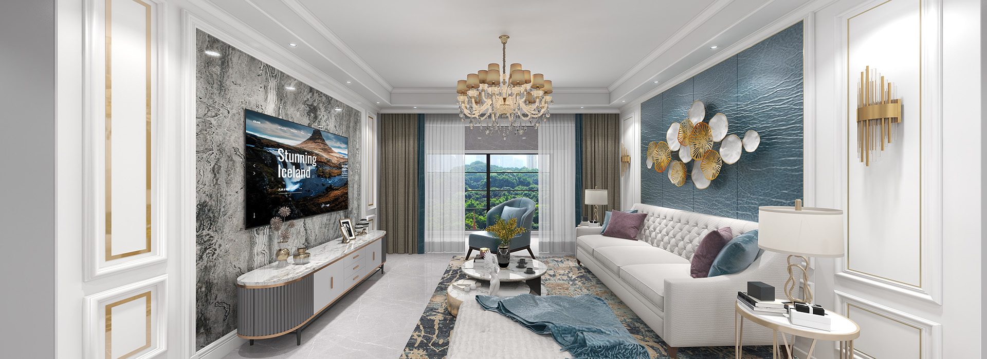 龍湖天璽裝修,歐式風