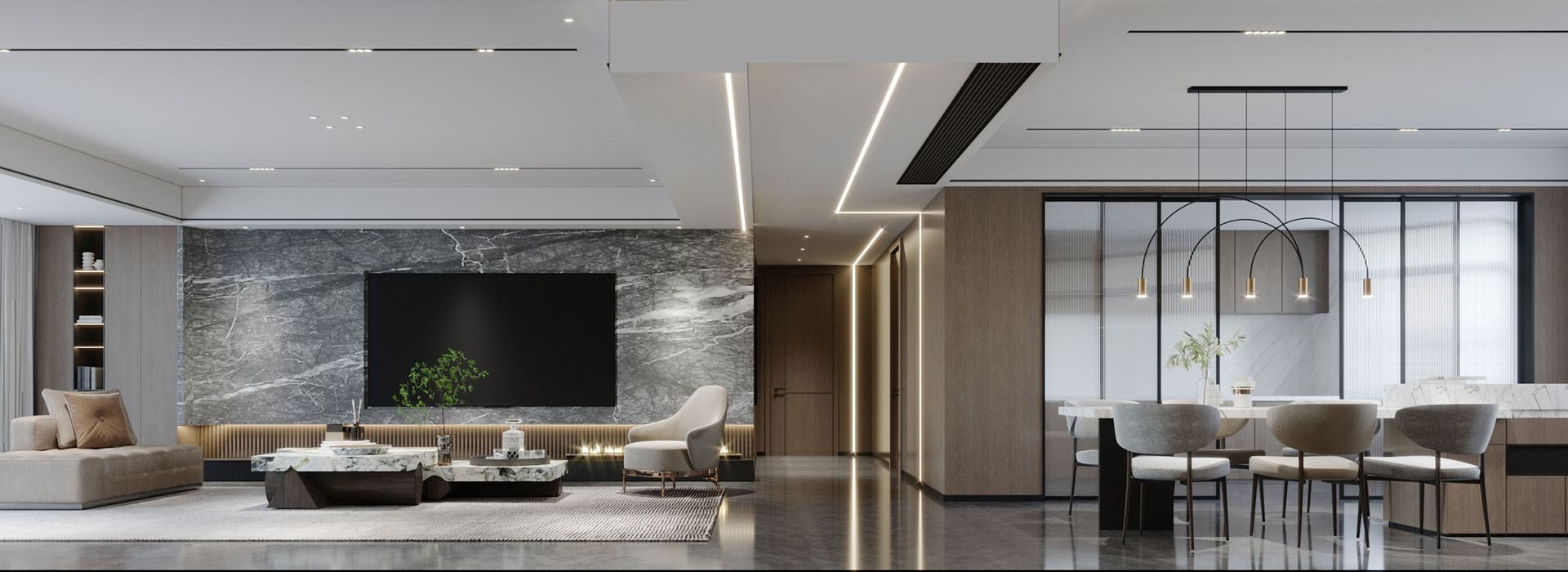 水生科技苑裝修,大平層裝修