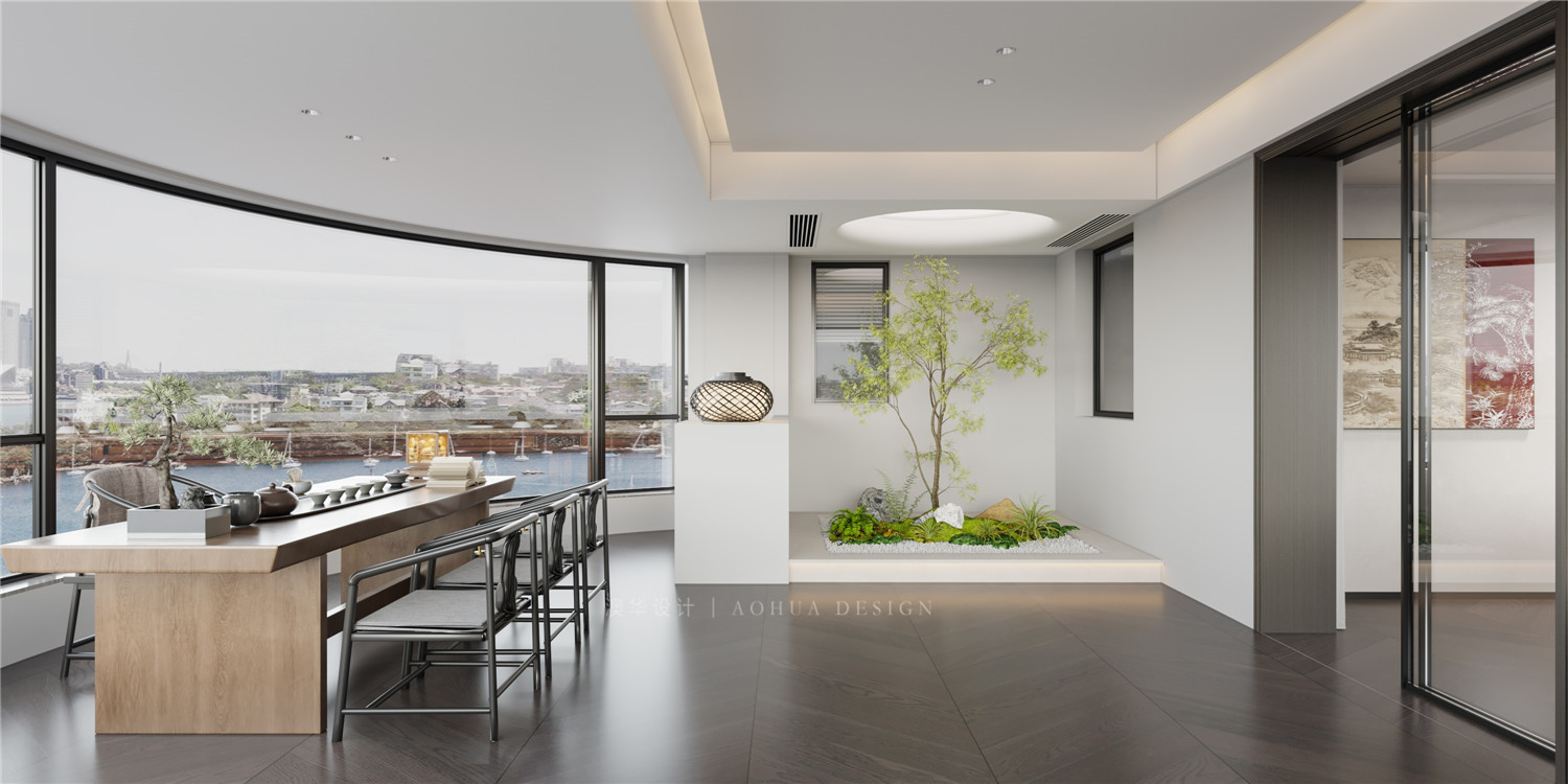 大平層裝修,新中式