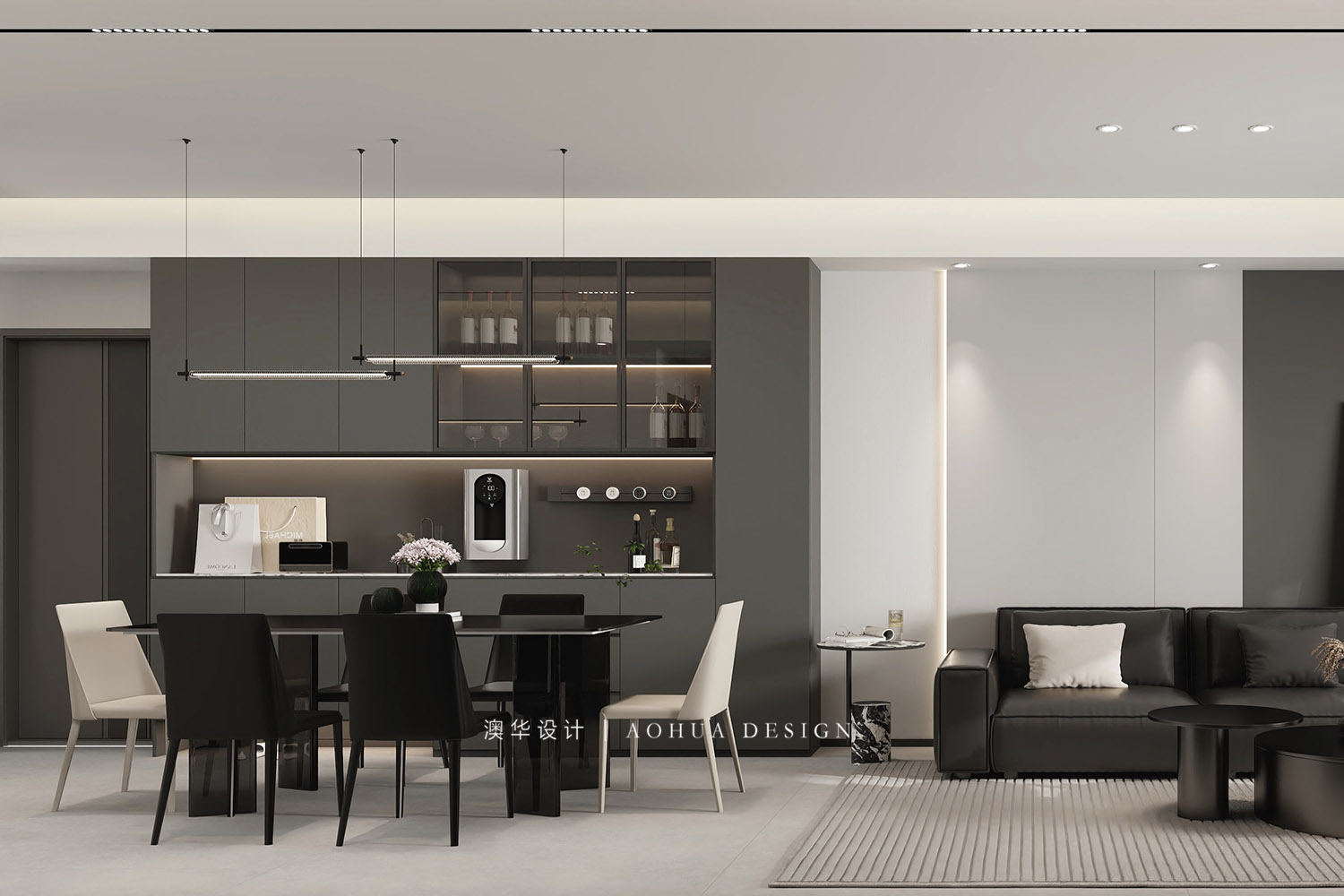 黑白灰風格,現代簡約