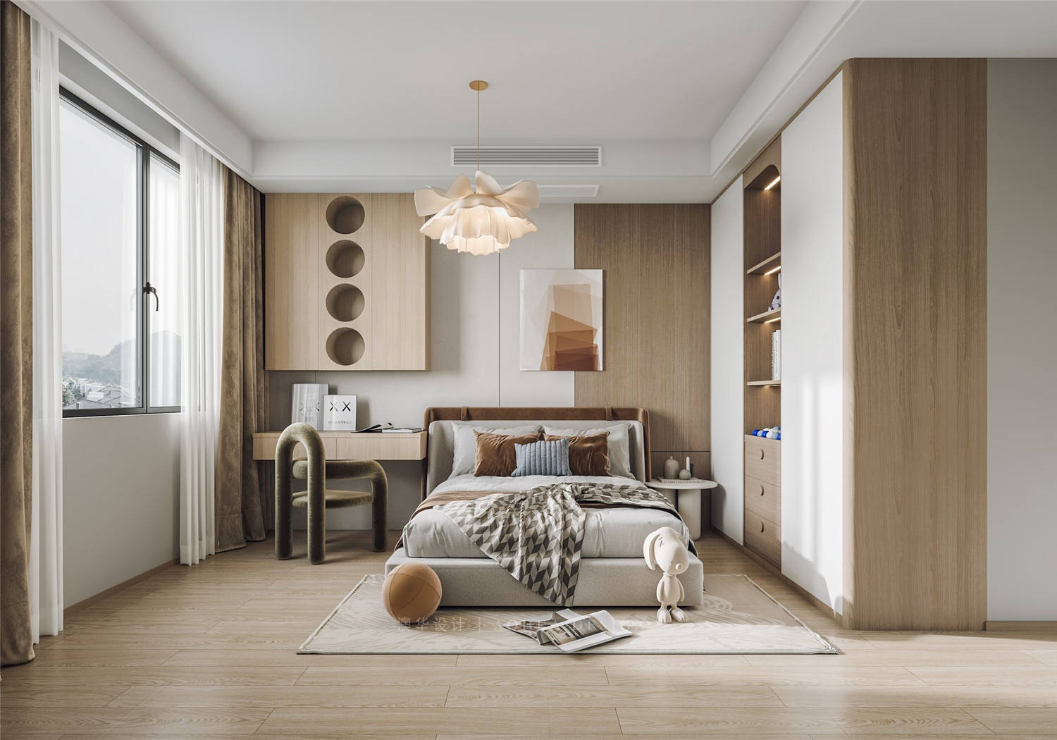 同馨花園雍豪府裝修,侘寂風