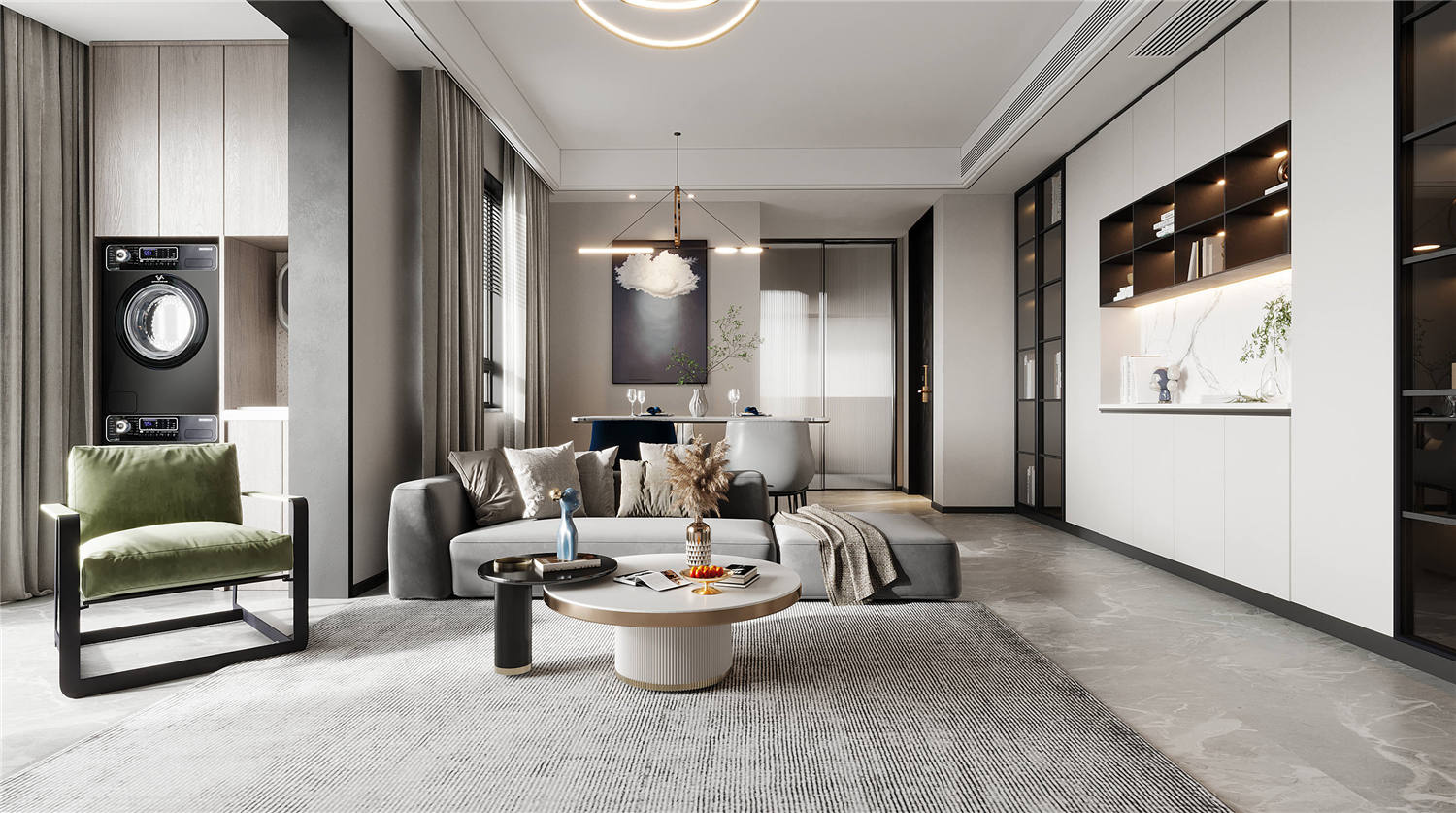 金沙泊岸裝修,現(xiàn)代輕奢