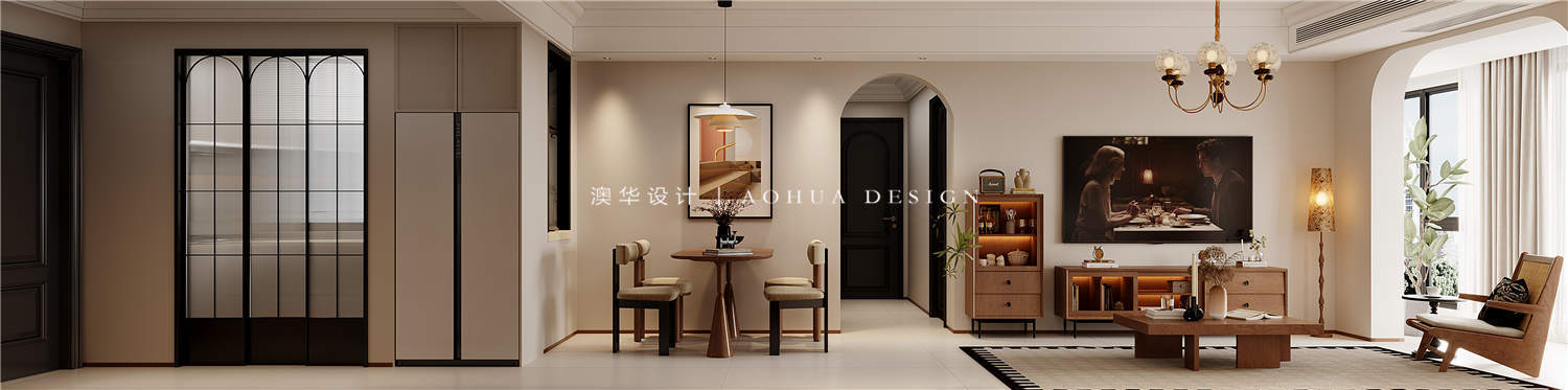 華僑城紅坊裝修,中古風