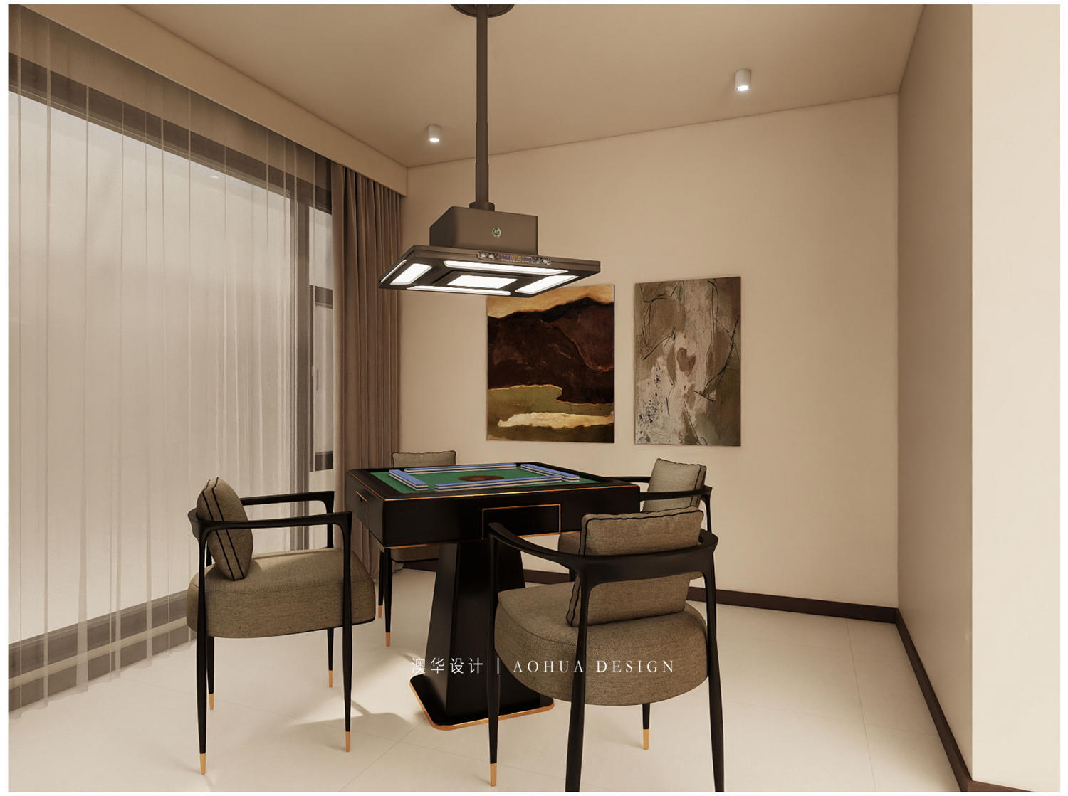 春水行云聯排別墅,現代簡約風格