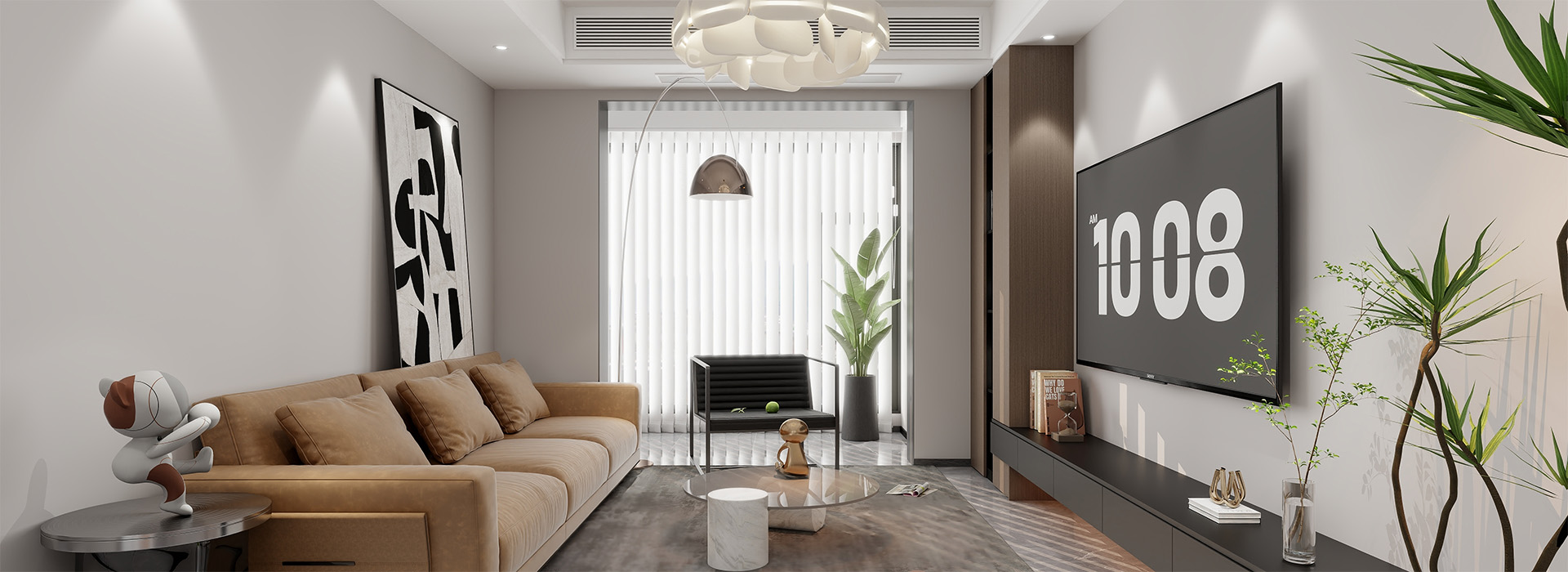 城建信達后湖里裝修,現代簡約風格