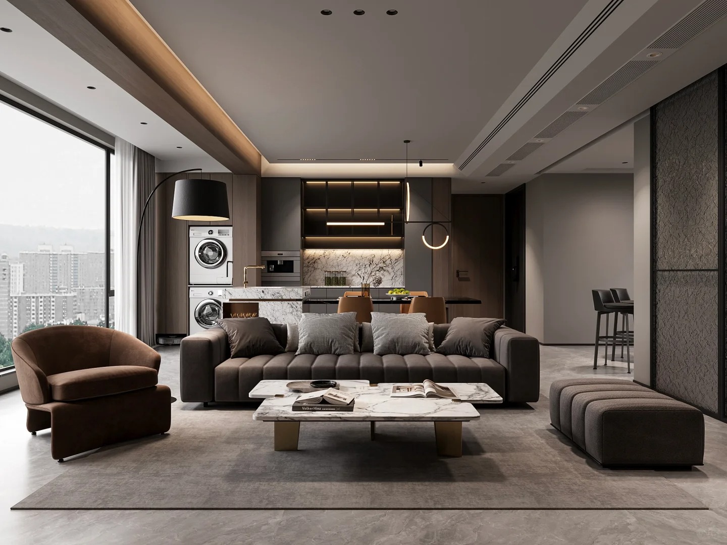 泛海桂府裝修,意式輕奢風格