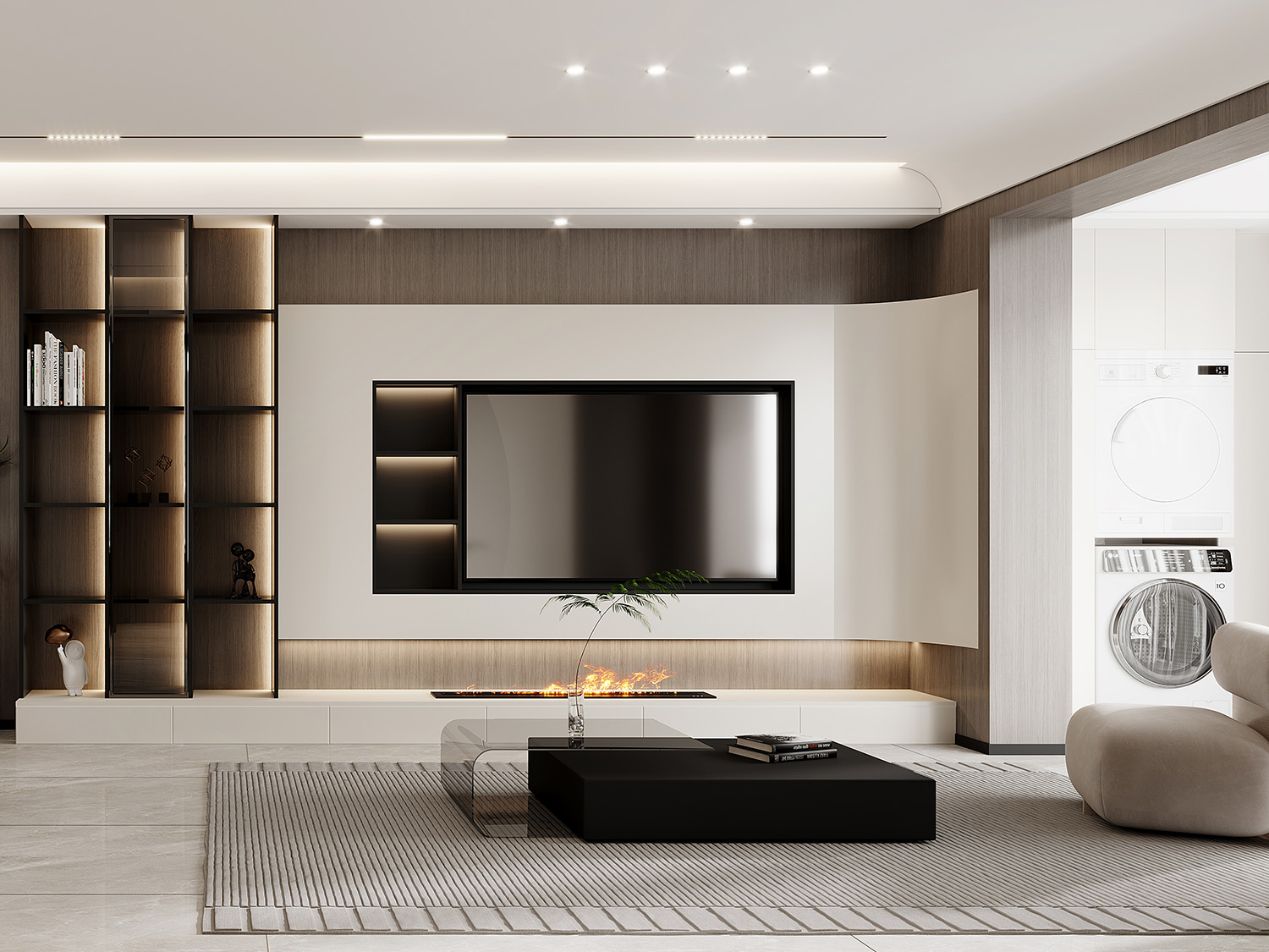 華僑城紅坊裝修,意式輕奢風格