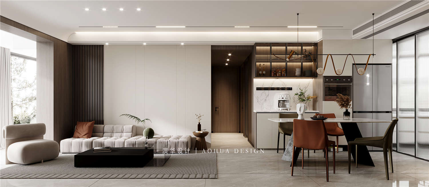 華僑城紅坊裝修,意式輕奢風格