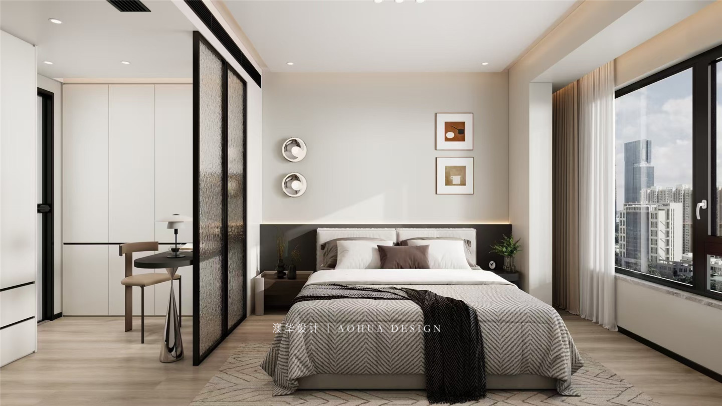 華僑城歡樂天際裝修,現(xiàn)代極簡