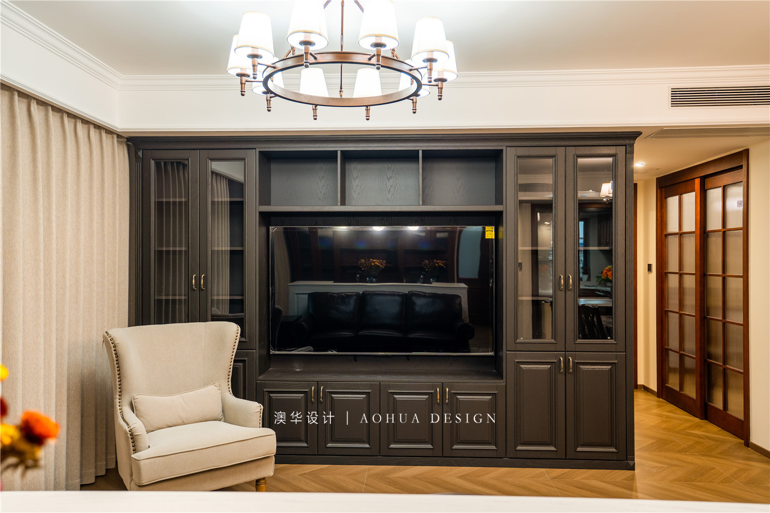 長投保利·漢口印裝修,美式復古